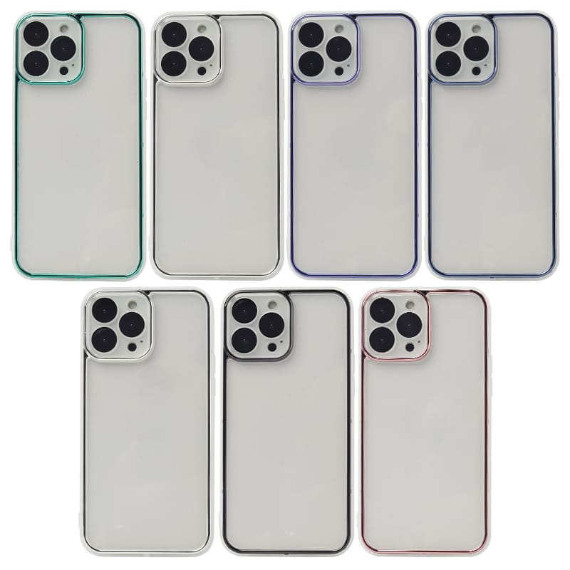 HuanYing Injection Molding Transparent Electroplated Transparent TPU+PC Phone Case 12 HuanYing Injection Molding Transparent Electroplated Transparent TPU+PC Phone Case - Image 12