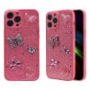 Straight Edge Epoxy Butterfly Butterfly Seashell Decoration TPU+PC Phone Case 14 02 14