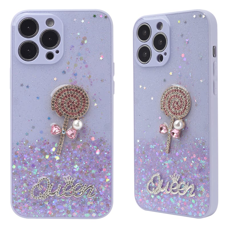 Straight Edge Epoxy Three Dimensional Epoxy Lollipop Decoration TPU+PC Phone Case 7 Straight Edge Epoxy Three Dimensional Epoxy Lollipop Decoration TPU+PC Phone Case - Image 7