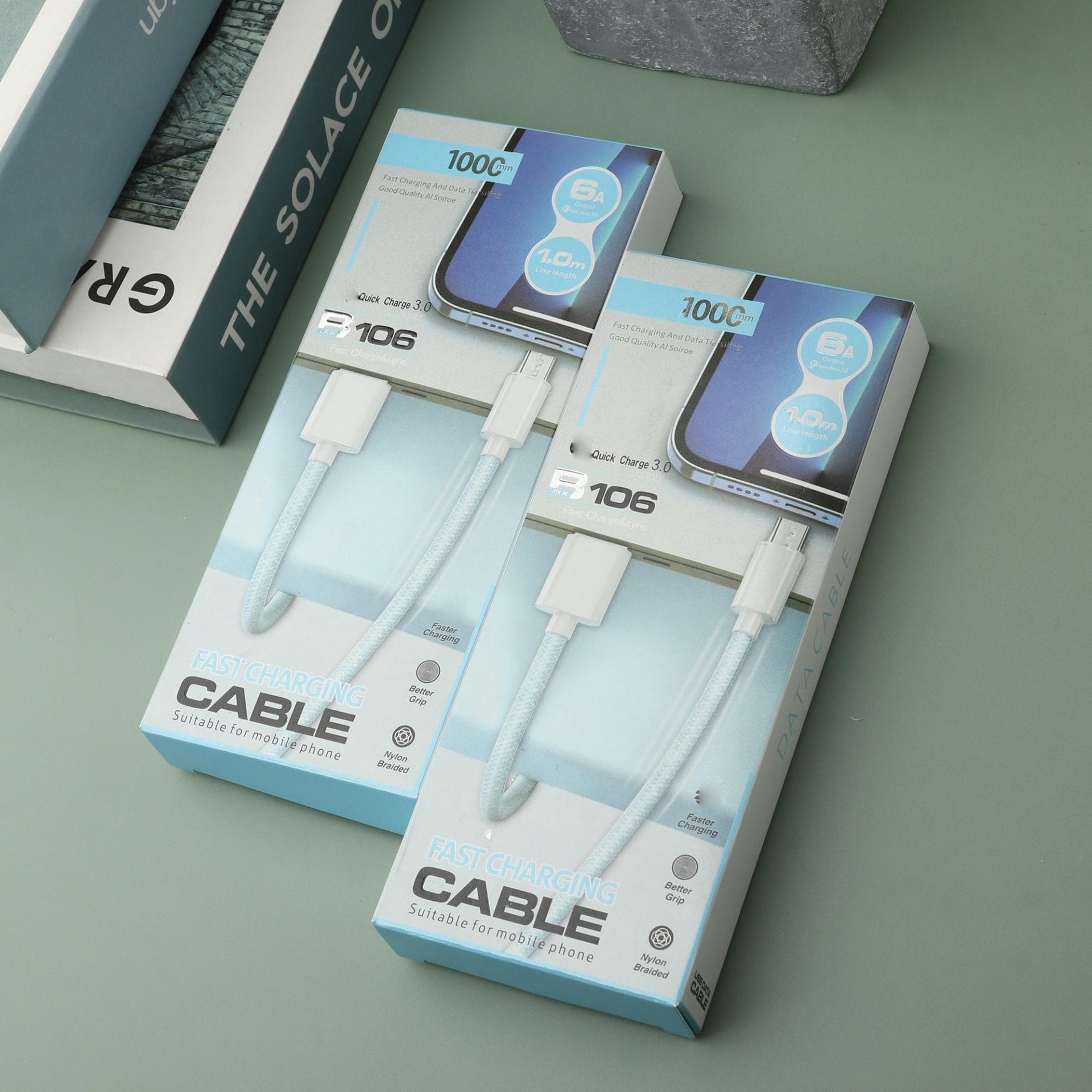 SOMOSTEL 2.4 A braided fabric charging cable with quick charge 13 SOMOSTEL 2.4 A braided fabric charging cable with quick charge - Image 13