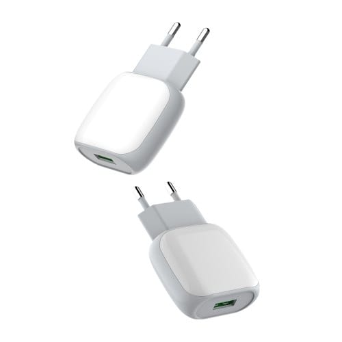 Economy USB-A QC3.0 18W Fast Wall Charger for Laptop Computer Stylish Design Travel Adapter for EU/US Sockets 2 Economy USB-A QC3.0 18W Fast Wall Charger for Laptop Computer Stylish Design Travel Adapter for EU/US Sockets - Image 2