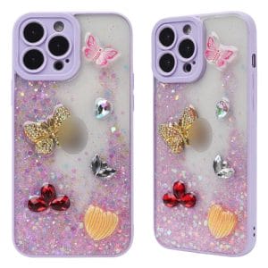 HuYan Transparent TPU+PC Epoxy Phone Case Accessory