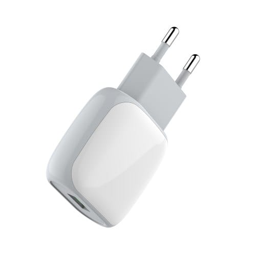 Economy USB-A QC3.0 18W Fast Wall Charger for Laptop Computer Stylish Design Travel Adapter for EU/US Sockets 1 Economy USB-A QC3.0 18W Fast Wall Charger for Laptop Computer Stylish Design Travel Adapter for EU/US Sockets