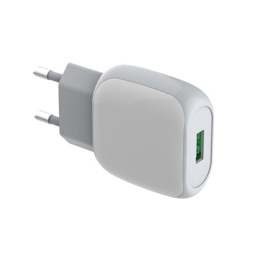 Economy USB-A QC3.0 18W Fast Wall Charger for Laptop Computer Stylish Design Travel Adapter for EU/US Sockets 5 Economy USB-A QC3.0 18W Fast Wall Charger for Laptop Computer Stylish Design Travel Adapter for EU/US Sockets - Image 5