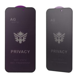 ESD matte privacy tempered glass screen protector