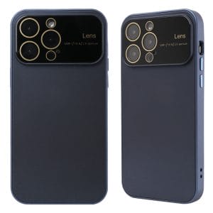 Large window lens protector glass oil-injected TPU+PC oil injection phone case