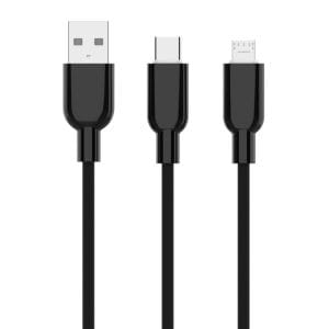 5.0 bubble real silicone usb cable for cell phone