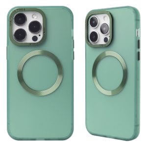 Hardware Camera lens frame 2-in-1 transparent and colorful TPU+PC colorful phone case