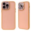 Stylish TPU+PC Leather Oil+Metal Lacquer Camera with Lens Protective Case Phone Case 14 05 22