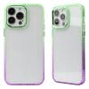 TPU + acrylic gradient two-tone large hole silver camera frame Shockproof phone case 13 06 20