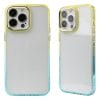 TPU + acrylic gradient two-tone large hole silver camera frame Shockproof phone case 9 08 16
