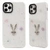 PC + silicone 2 in 1 Epoxy rabbit decoration shockproof phone case design 9 03 4