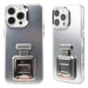 Big Hole TPU+PC+Electroplated Frame Camera 3 in 1 IMD Phone Case with Perfume Bottle Hidden Bracket 12 04 37
