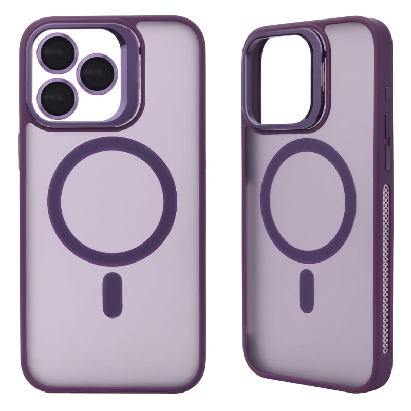 Wholesale Hardware Bracket+TPU Lens Film+PC 2 in 1 Magnetic Attraction Phone Case 1 Wholesale Hardware Bracket+TPU Lens Film+PC 2 in 1 Magnetic Attraction Phone Case