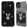 PC + silicone 2 in 1 Epoxy rabbit decoration shockproof phone case design 7 06 4