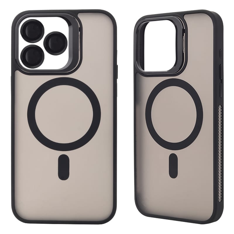 Wholesale Hardware Bracket+TPU Lens Film+PC 2 in 1 Magnetic Attraction Phone Case 8 Wholesale Hardware Bracket+TPU Lens Film+PC 2 in 1 Magnetic Attraction Phone Case - Image 8