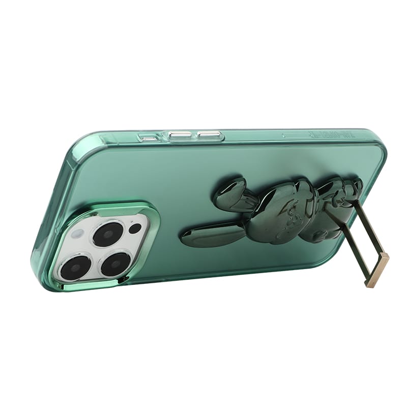 Big Hole TPU+PC+Electroplating Frame Camera 3 in 1 IMD Phone Case with Hidden Holder 8 Big Hole TPU+PC+Electroplating Frame Camera 3 in 1 IMD Phone Case with Hidden Holder - Image 8