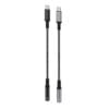 MINI Portable Aluminum Alloy Shell Headphone Adapter Cable Type C to 3.5MM with Music Listening/Call/Music Control 9 01 19