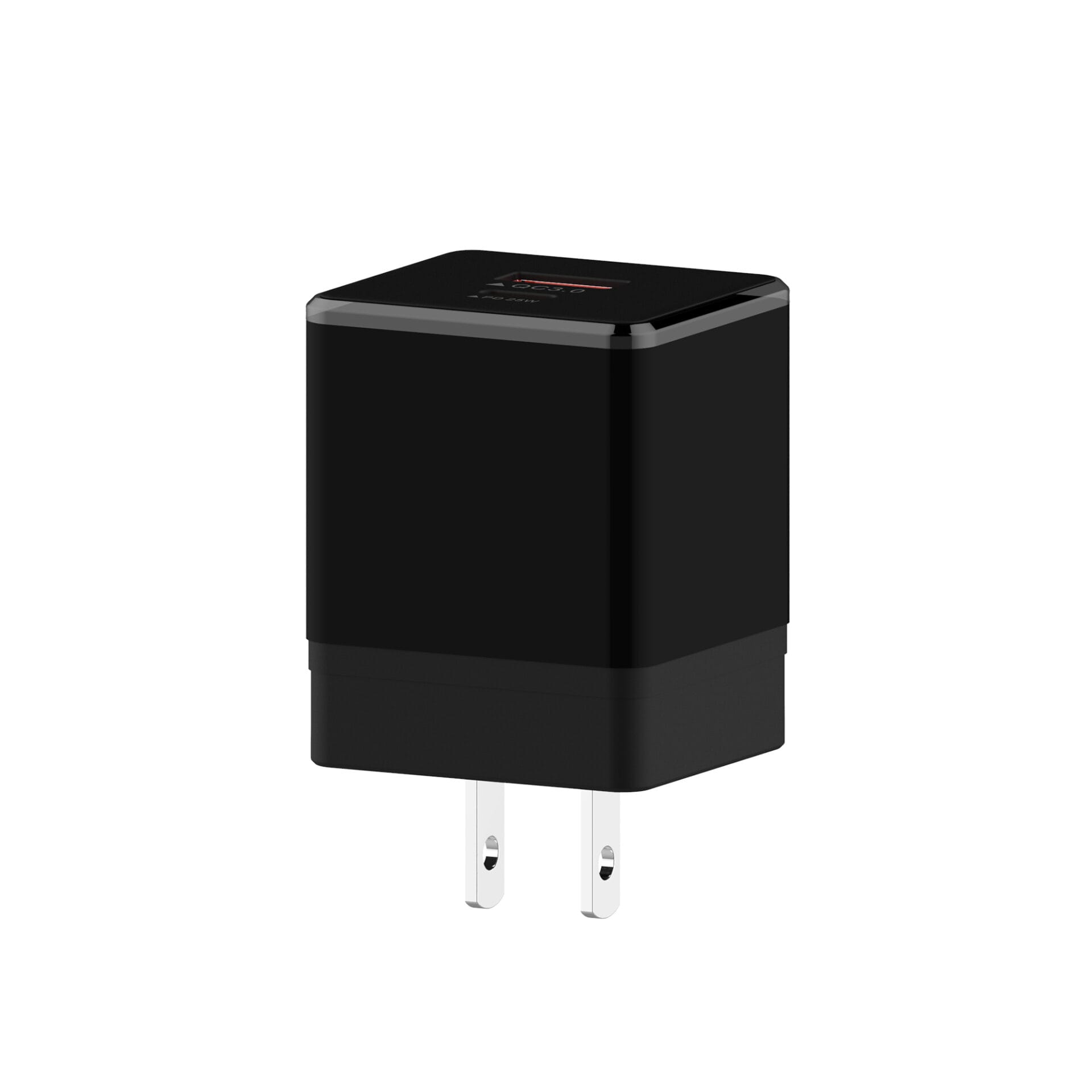 25W PD+QC3.0 Portable Charger Dual Ports Multiprotocol Fast USBA+USB