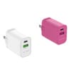 Portable 20W PD+QC3.0 Foldable Dual Ports Multi-Protocol Fast USB-A+USB-C Fast Wall Charger Travel Adapter 10 02 24