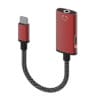 Type-C to I-PH metal charging and 3.5 mm headphone adapter cable compatible with all Type-C devices 12 04 18