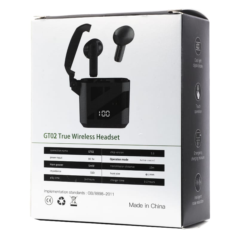 Mechanical Design Wireless Headset V5.3 BT Wireless Headset with HIFI sound for mobile phone/tablet/PC 3 Mechanical Design Wireless Headset V5.3 BT Wireless Headset with HIFI sound for mobile phone/tablet/PC - Image 3