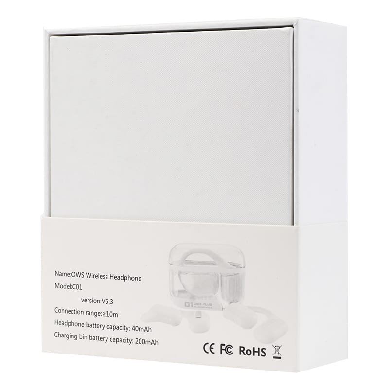 Fully transparent wireless headset V5.3 BT wireless headset with HIFI sound and light for mobile phone/tablet/PC 3 Fully transparent wireless headset V5.3 BT wireless headset with HIFI sound and light for mobile phone/tablet/PC - Image 3