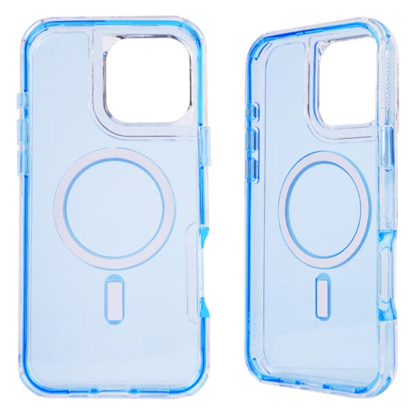 Colorido transparente Tpu + PC 2 En 1 Funda magnética del teléfono a precio de mayorista