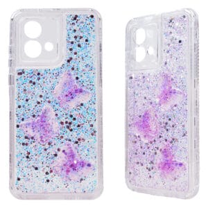 Precio al por mayor TPU + PC 3 En 1 Epoxy Teléfono Caso Mariposa Accesorios