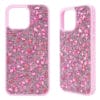 Factory wholesale 2 in 1 TPU+PC oil-filled adhesive rhinestone mobile phone case 14 04 1