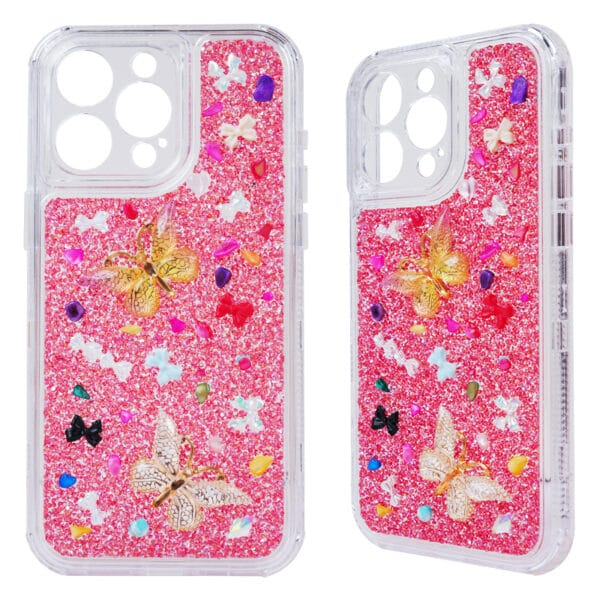 Wholesale 3 in 1 Clear TPU Phone Case With Diamond Design