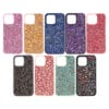 Factory wholesale 2 in 1 TPU+PC oil-filled adhesive rhinestone mobile phone case 23 20