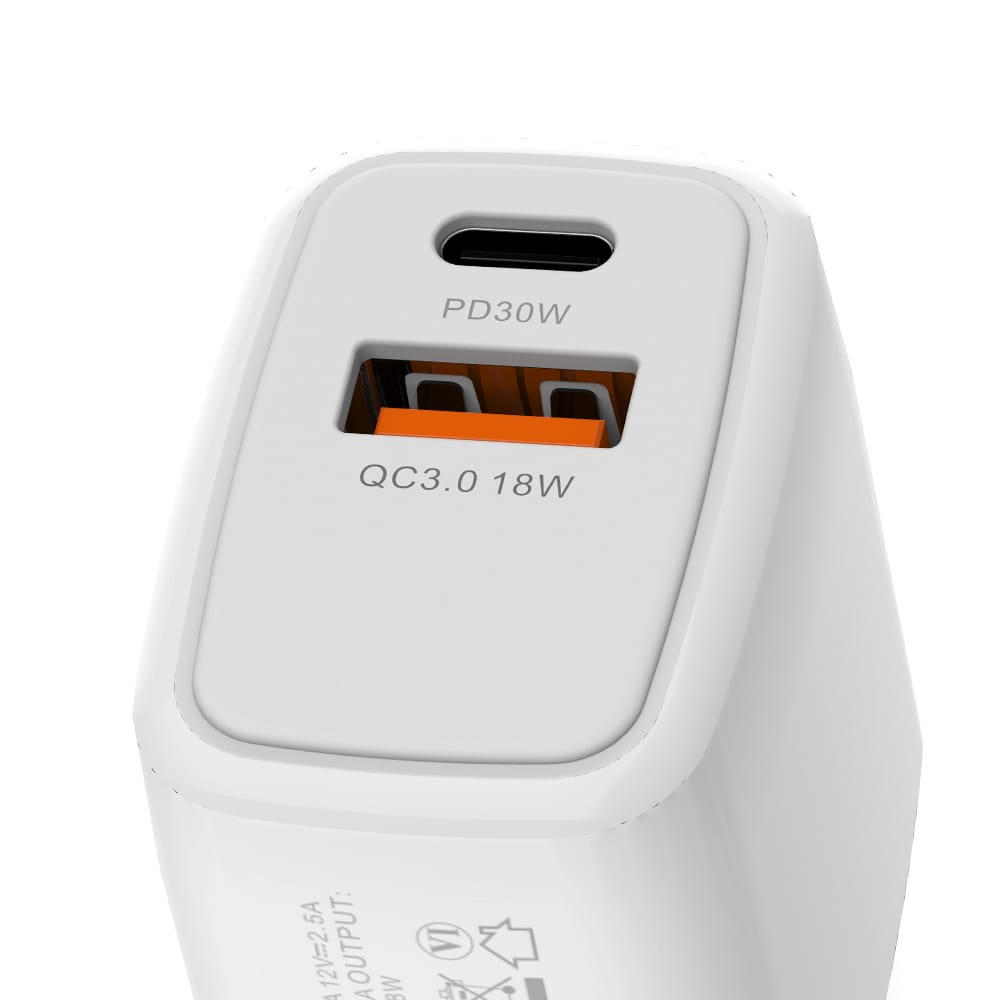 High Quality 30W Super Fast Charger With Dual A+C Port With Etl Ul Certification 6 High Quality 30W Super Fast Charger With Dual A+C Port With Etl Ul Certification - Image 6