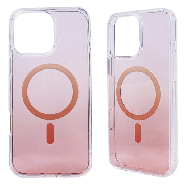 PC+TPU Phone Case With IMD Gradient Effect And Built-in Magnetic Attraction