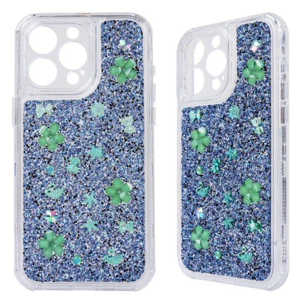 Wholesale price 3 in 1 PC + TPU mobile phone case with diamond design