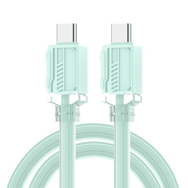 PD60W/27W Transparent Liquid Silicone Ultra Fast Charging Cable