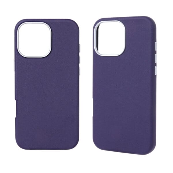 Funda para teléfono móvil 3 en 1 de cuero TPU+PC respetuosa con el medio ambiente