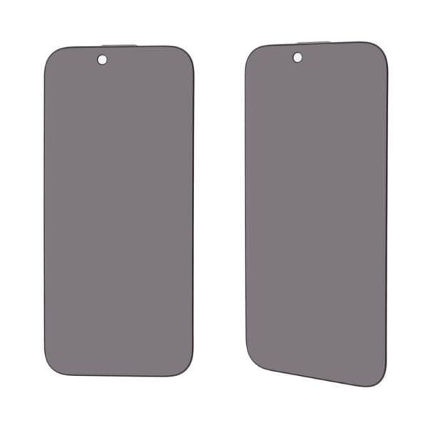 28° Privacy Screen Protector with Dustproof Case and 0.25" Aluminum Glass for iPhone 14 PRO