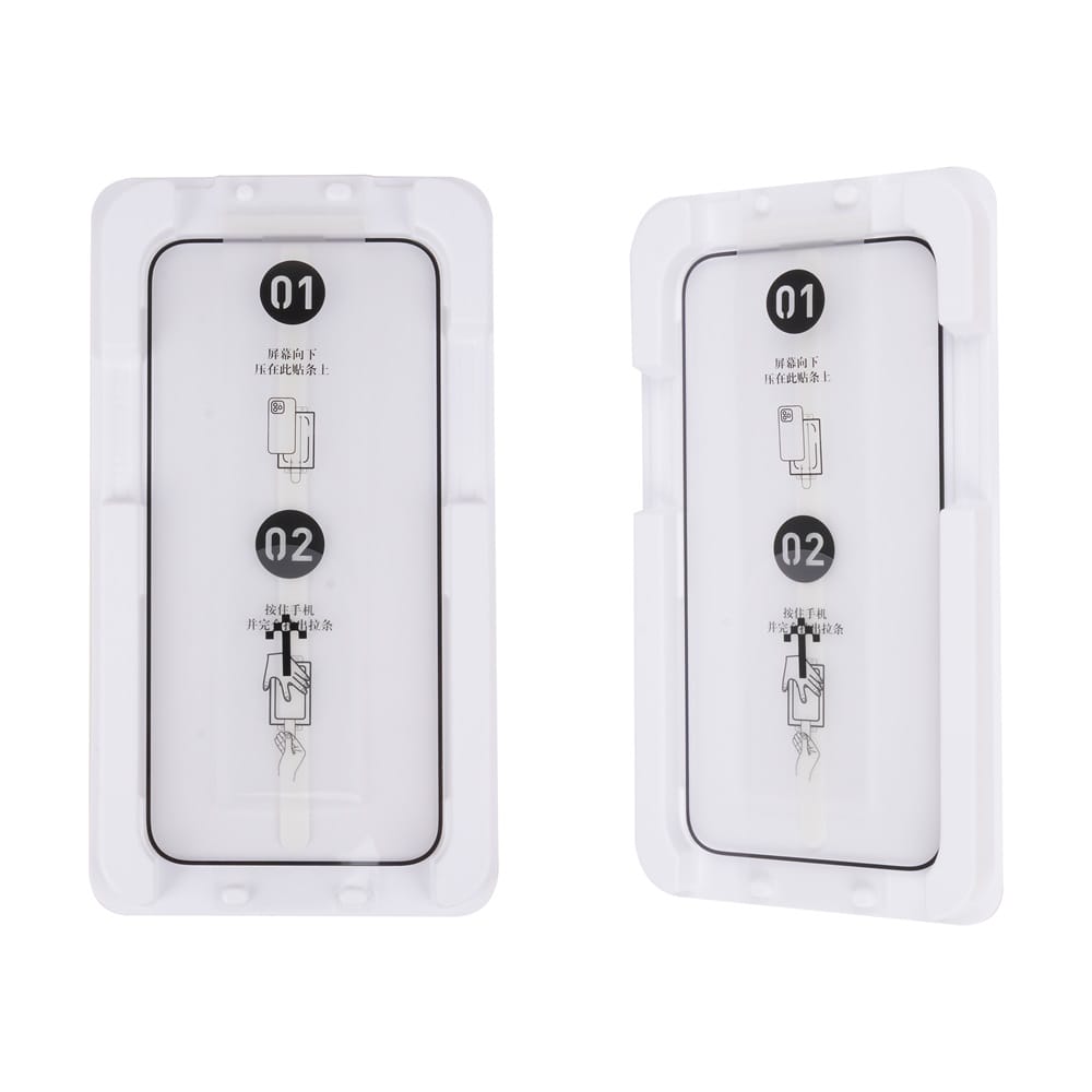 0.33" Aluminum Tempered Glass Screen Protector with Dustproof Case for iPhone 14 PRO 3 0.33" Aluminum Tempered Glass Screen Protector with Dustproof Case for iPhone 14 PRO - Image 3