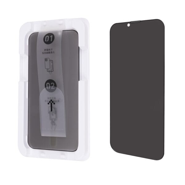 Dust-Free Box 28° Privacy Screen Protector for iPhone 14 PRO