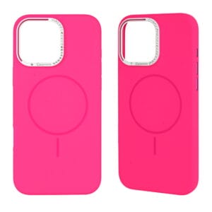 Funda magnética de silicona para teléfono con diseño de diamante al por mayor