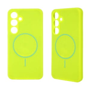 Magnetic silicone case for Samsung Galaxy S8 with adhesive flannel