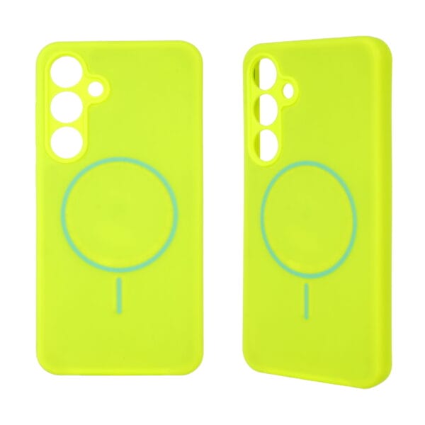 Magnetic silicone case for Samsung Galaxy S8 with adhesive flannel