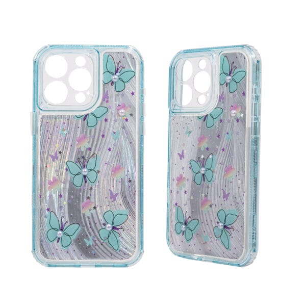 Funda para teléfono móvil con pegamento en aerosol de TPU y PC 3 en 1, con lámina IMD, venta al por mayor