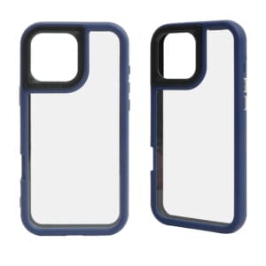 Precio al por mayor Funda para teléfono ecológica 3 en 1 con marco de lente negro