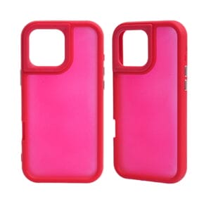 Funda para teléfono móvil desmontable 3 en 1 de TPU, PC y acrílico con protección 360° y aceite