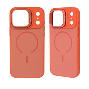 Funda de silicona TPU+PC para iPhone 17 Pro Max con anillo magnético y soporte para lente