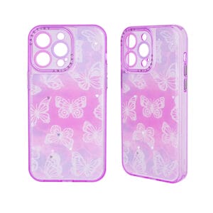 Funda para teléfono de TPU+Acrílico con impresión de epoxi teñido