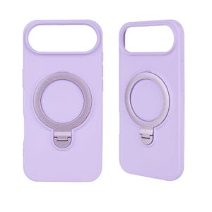 Funda para teléfono de TPU de color sólido con tacto de piel y soporte magnético