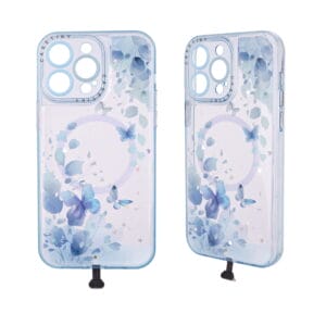 Funda magnética translúcida de TPU impresa con función de flash para llamadas entrantes